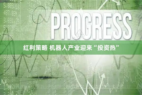 红利策略 机器人产业迎来“投资热”